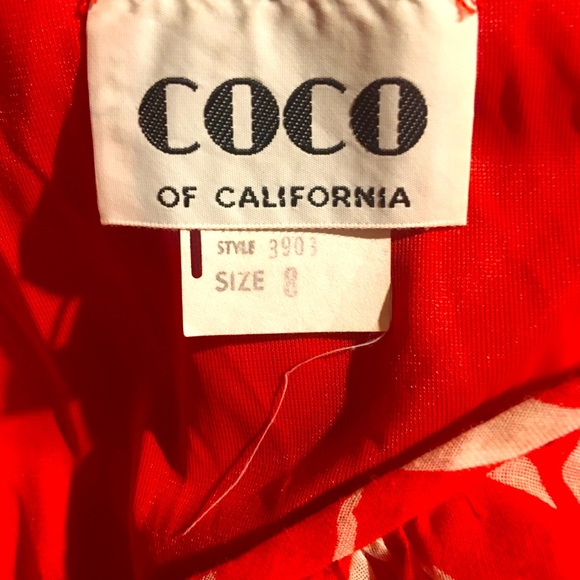 Red Summer Ruffle Dress - Picture 3 of 3